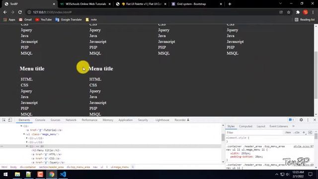 Crate Mega Menu | Web Design and Development full course | Part - 05 смотреть онлайн