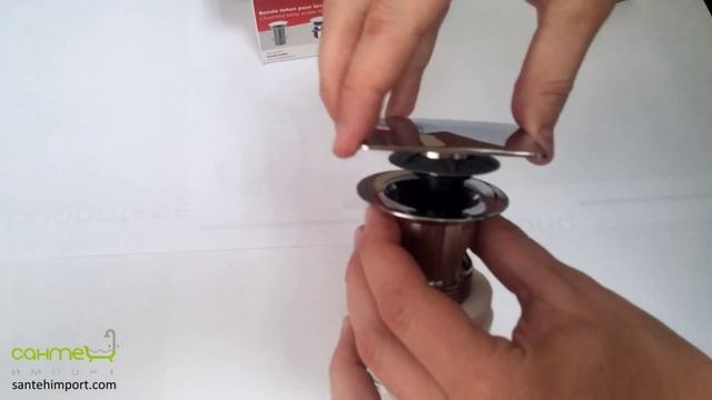 Квадратный донный клапан с переливом Nicoll SAS L3221 (хром) (www.santehimport.com) смотреть онлайн