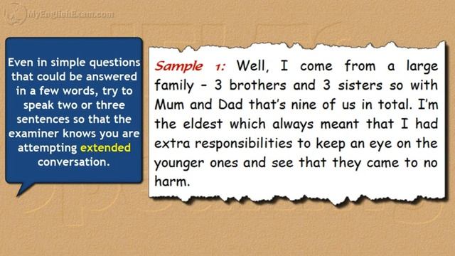 IELTS Speaking Models: 9 -- Small or Large Family смотреть онлайн