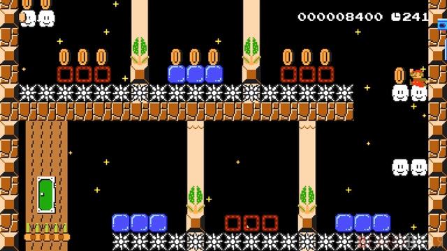 Super Mario Maker 2 - Amazing "Flip Switch Galaxy" Level смотреть онлайн