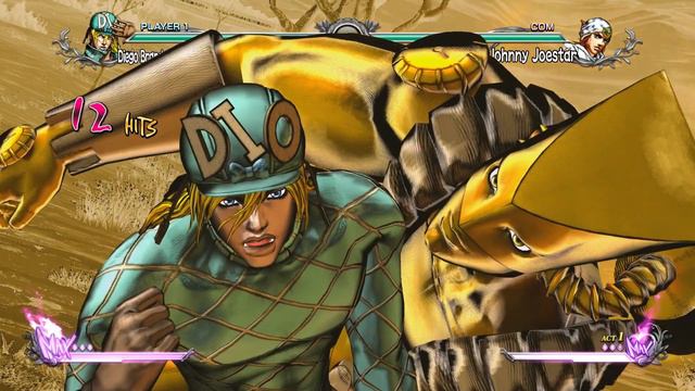 Diego Brando (The World) Heart Heat & Great Heat Attack-JoJo's Bizarre Adventure All Star Battle R смотреть онлайн