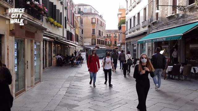 Venice Italy Walking Tour From Chiesa di San Giacomo di Rialto to Piazzale Roma смотреть онлайн