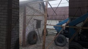 ГАРАЖ ЗА 1 ДЕНЬ И 4$!!!!ДЕШЕВЛЕ ТОЛЬКО   НА ХАЛЯВУ!!!))#гараж #гаражзадень #трактор #мтз80