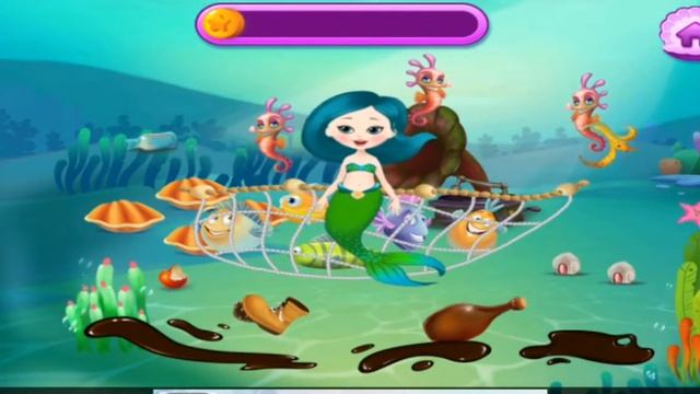Play Fun Mermaid Princess World|Dress-up Clean-up Costumes Games For Kids Fun Games Learn For Kids смотреть онлайн