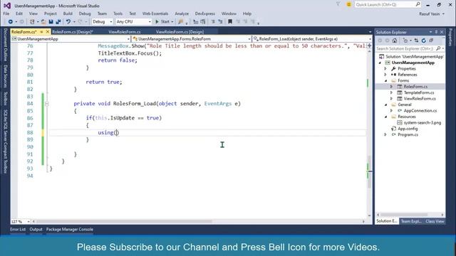 Users Management System with C# and SQL -08-Reload/Transfer Data From Data Grid View to another for смотреть онлайн