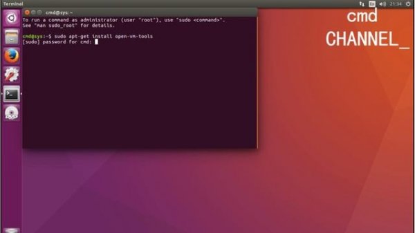 Как установить open-vm-tools на ubuntu 16