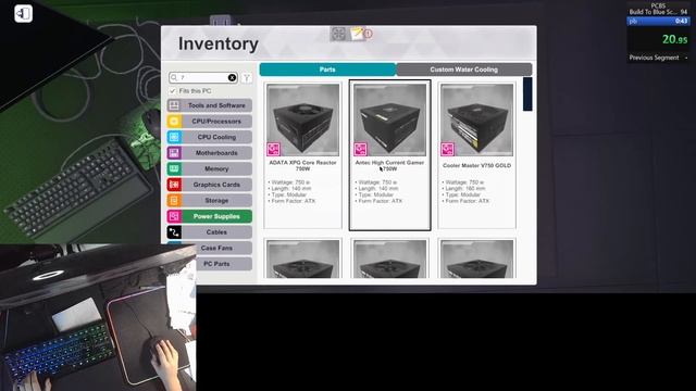 BLUE SCREEN BUILD IN 42:85 | TEAMGAMES | PC BUILDING SIMULATOR SPEEDRUN смотреть онлайн