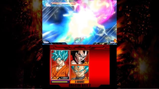 Dragon Ball Z: Extreme Butoden SSGSS Goku & SS4 Vegeta Gameplay смотреть онлайн