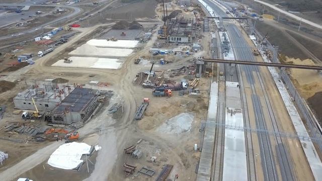 Керченские подходы к мосту 27 09 2019 Отсыпка щебнем продолжается смотреть онлайн