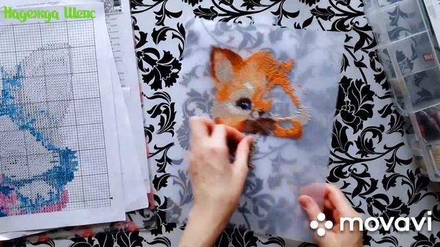 348. Игра "Холодный переполох"/ Часть 1/ Вышивальная бродилка/ Вышивка крестиком смотреть онлайн