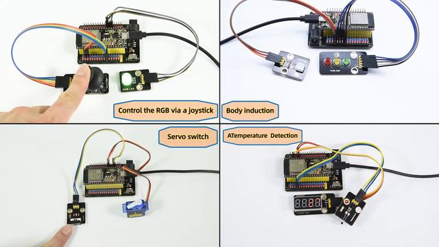 KS5005(KS5006)Keyestudio ESP32 37 in 1 Sensor Kit смотреть онлайн