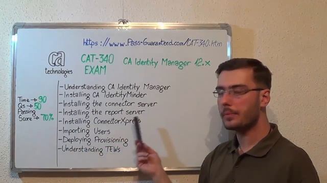 CAT-340 – CA Exam Identity Manager Test Professional Questions смотреть онлайн