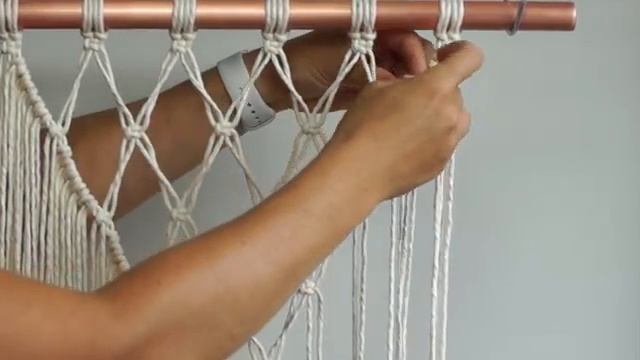 DIY Macrame Tutorial - Macrame Shelf!_[360p] смотреть онлайн