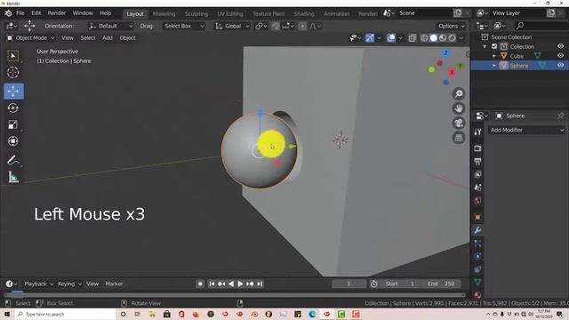 Blender Quick Tip: How to use the Boolean Modifier смотреть онлайн