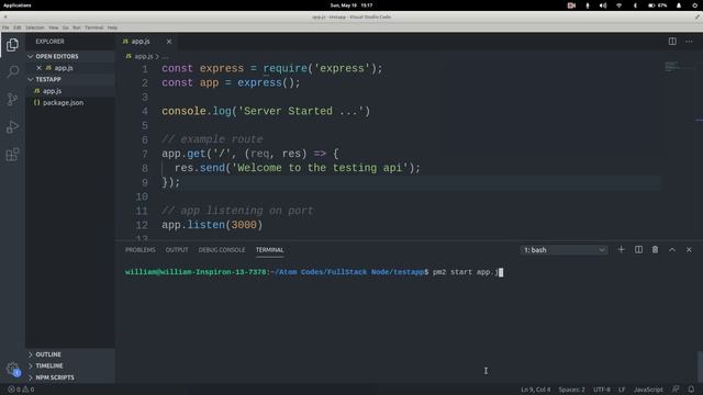 Use PM2 for Node Js Applications | 2020 смотреть онлайн