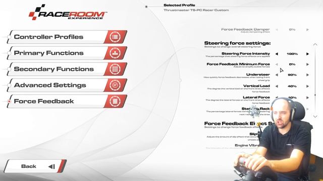 HOW TO SET UP WHEEL AND FFB IN RACE ROOM RACING EXPERIENCE смотреть онлайн