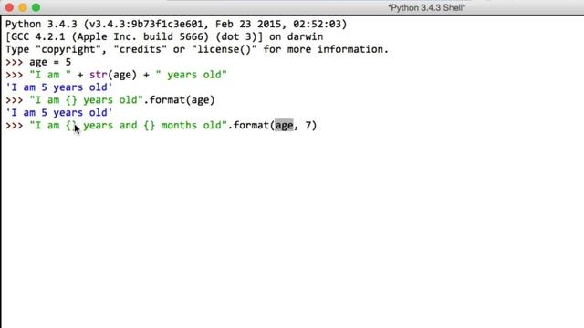 Tutorial#6 How to use the format method in Python смотреть онлайн