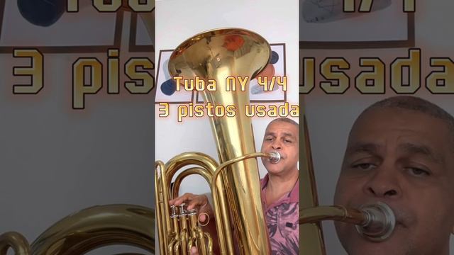 .Tuba New York Sib 4/4 3 pistos usada no estado , Casa das Tubas . Tuba original.Top 11 959301514 смотреть онлайн