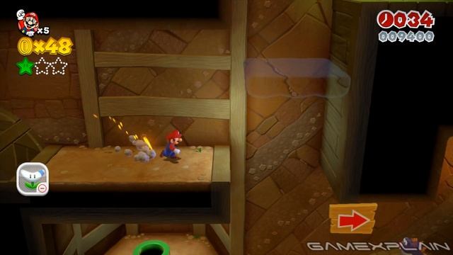 Super Mario 3D World - World Mushroom-1 Green Stars & Stamp Locations Guide & Walkthrough смотреть онлайн