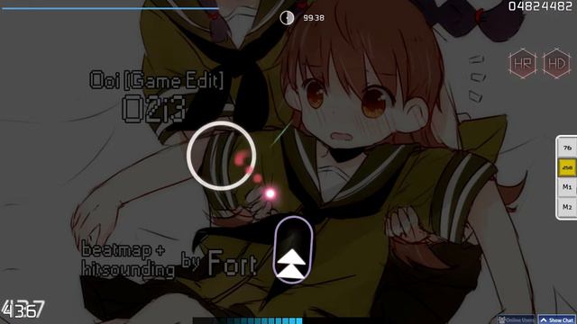Osu! | Cookiezi | O2i3 - Ooi [Game Edit] | [Game Over] | 598pp смотреть онлайн