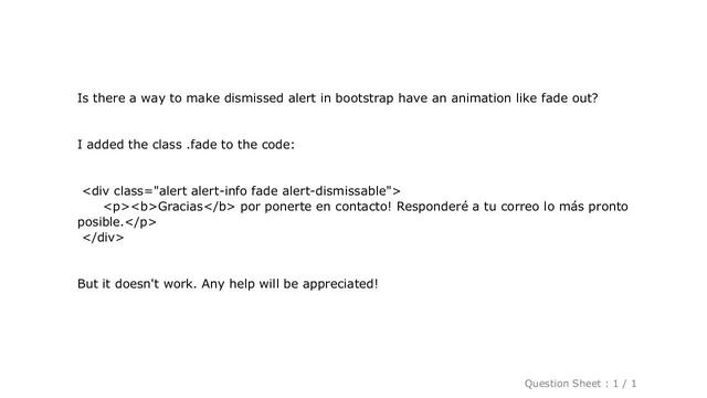 jQuery : Bootstrap 3 alerts dismissed with animation смотреть онлайн