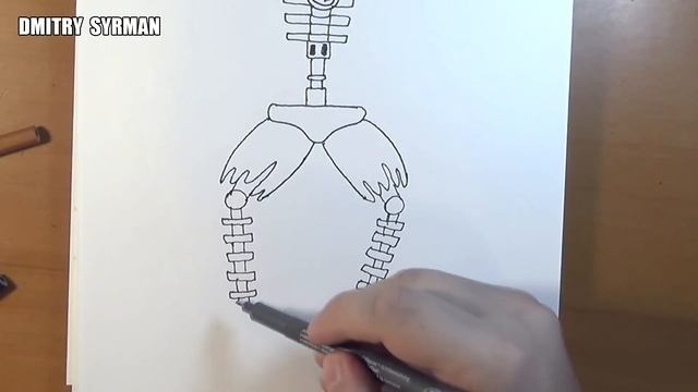 How to draw Ignited Foxy, FNaF, Как нарисовать игнайт Фокси, ФНаФ смотреть онлайн