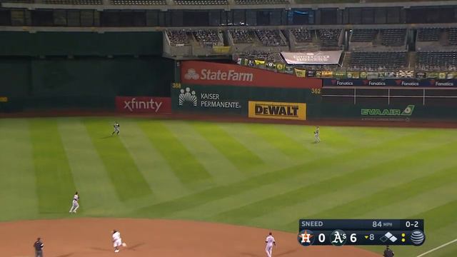 9/7/20 @ OAK 8th inning fly out from Ramon Laureano смотреть онлайн