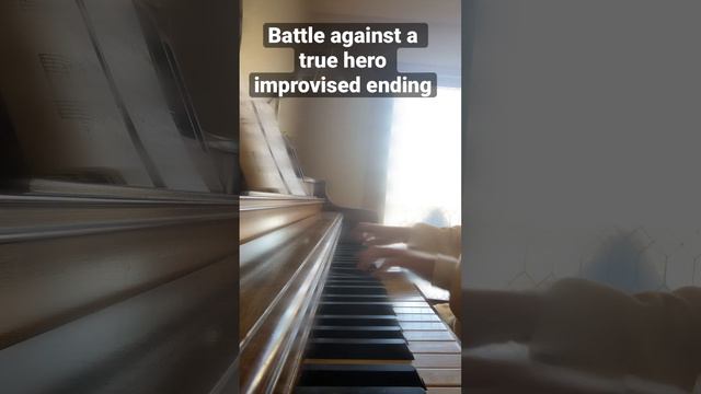 Battle against a true hero improvised ending #undertale #music #musicvideo #fyp смотреть онлайн