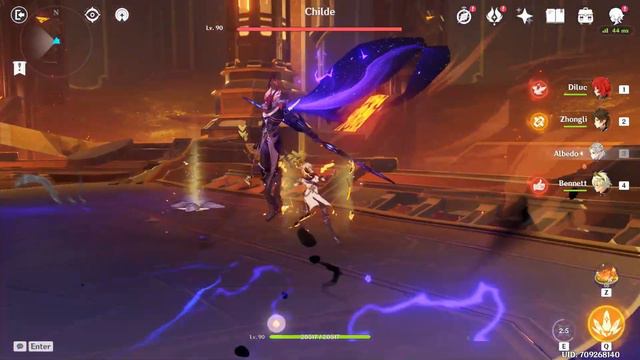 Albedo Showcase (after almost a year of farming) | Genshin Impact смотреть онлайн