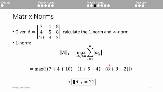 Numerical Methods: Vector and Matrix Norms смотреть онлайн