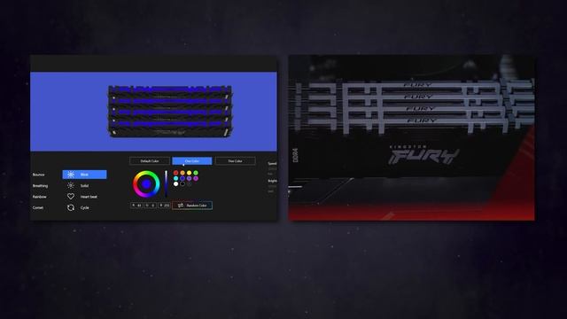 Как настроить эффекты RGB-подсветки в продуктах Kingston? Kingston FURY CTRL смотреть онлайн