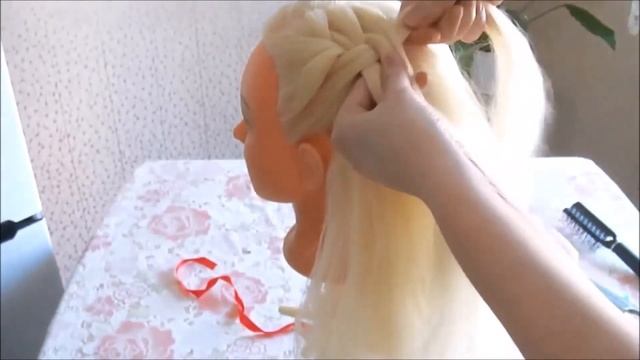 ?Лучшие прически?Коса с лентой смотреть онлайн