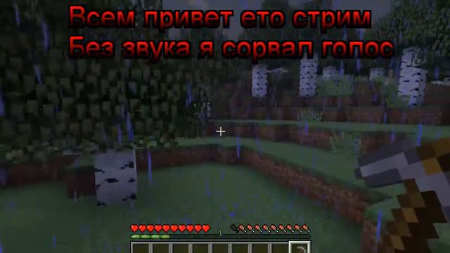 Стрим в майнкрафт с музыкой но без звука сорвал голос общения в чате. смотреть онлайн