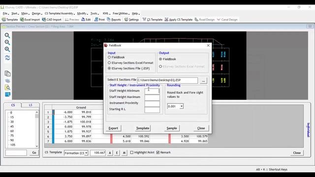 Creating Field Book from Cross Section Data смотреть онлайн