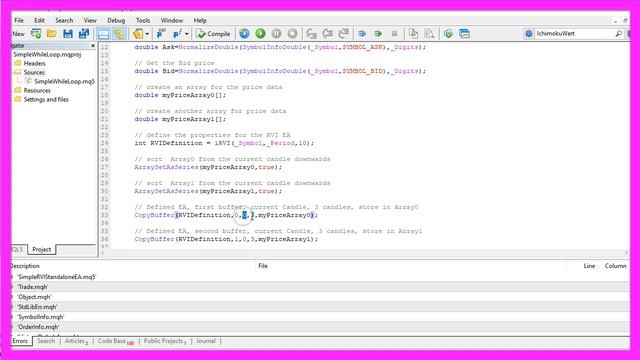 LEARN MQL5 TUTORIAL - SIMPLE RVI STANDALONE EXPERT ADVISOR смотреть онлайн