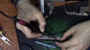 crashed laptop repair/ремонт разбитого ноутбука