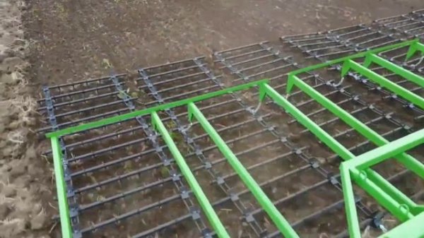 Обзор и отзыв о гибкой бороне БГ-16С ГОРИЗОНТ #почвообработка#производитель#фермер#хозяйство#борона