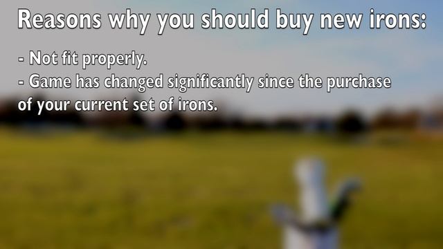 When And Why You Should Buy New Irons смотреть онлайн