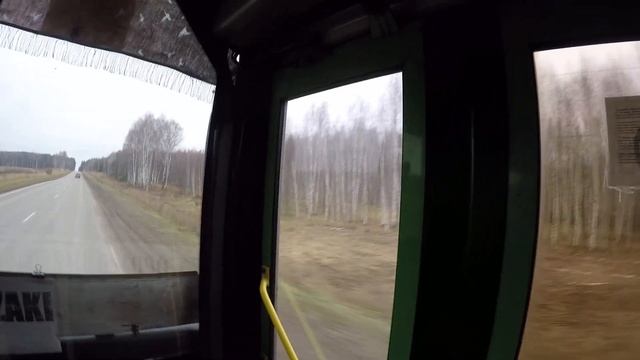 Поездка в автобусе по Городцу. Быстро и красиво. смотреть онлайн