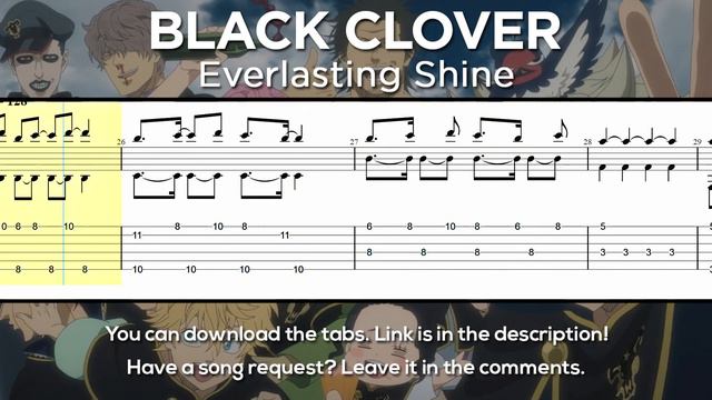 Black Clover OP 12 - Everlasting Shine Guitar Tutorial [TABS] (Fingerstyle) смотреть онлайн