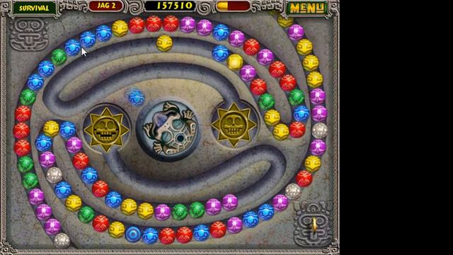 So Many Close Calls! || Zuma Deluxe (Gauntlet Mode) смотреть онлайн