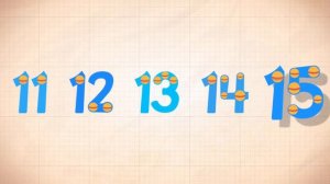 NUMBERS COUNTING Kids learn to count, baby Toddlers ENDLESS NUMBERS Learn number from 10 to 20