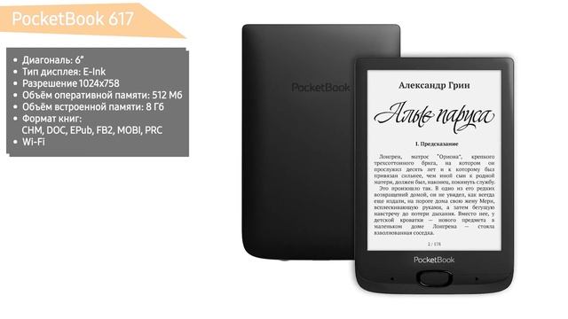 ТОП—7. Лучшие электронные книги в 2022 году. Рейтинг! смотреть онлайн