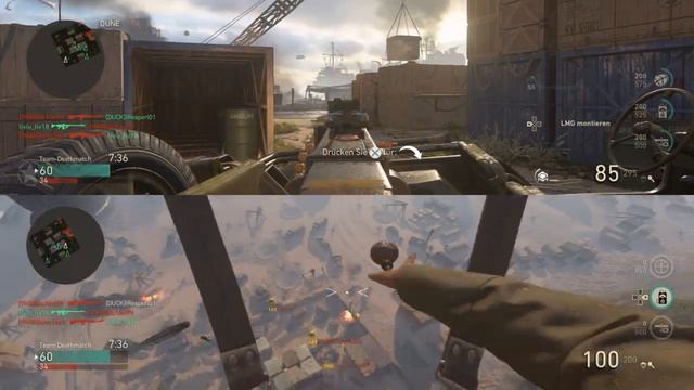 Call of Duty WWII Team Deathmatch Splitscreen #640 смотреть онлайн