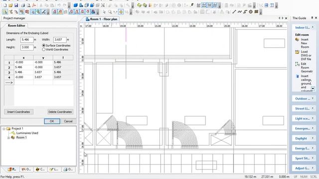 how to create a new Room on DIAlux ? смотреть онлайн