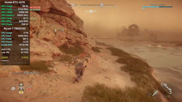 Horizon Zero Down - RTX 4070 - Ryzen 7 7800X3D - 1080p - 1440p - 4K смотреть онлайн