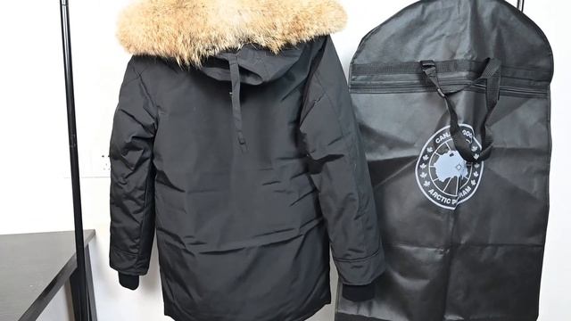 Canada Goose Mens Langford Parka, Black Jacket Real Vs Fake