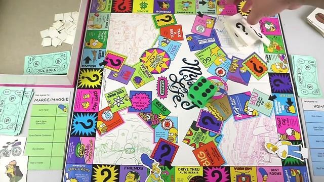 The Simpsons Mystery of Life Board Game Review & Playthrough | Board Game Night смотреть онлайн