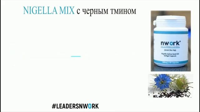 Nwork International Nigella Mix масло и капсулы смотреть онлайн