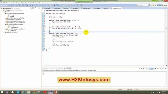 Java Programming Tutorials | Annotations Static Method in java Part 1 Tutorial hd смотреть онлайн